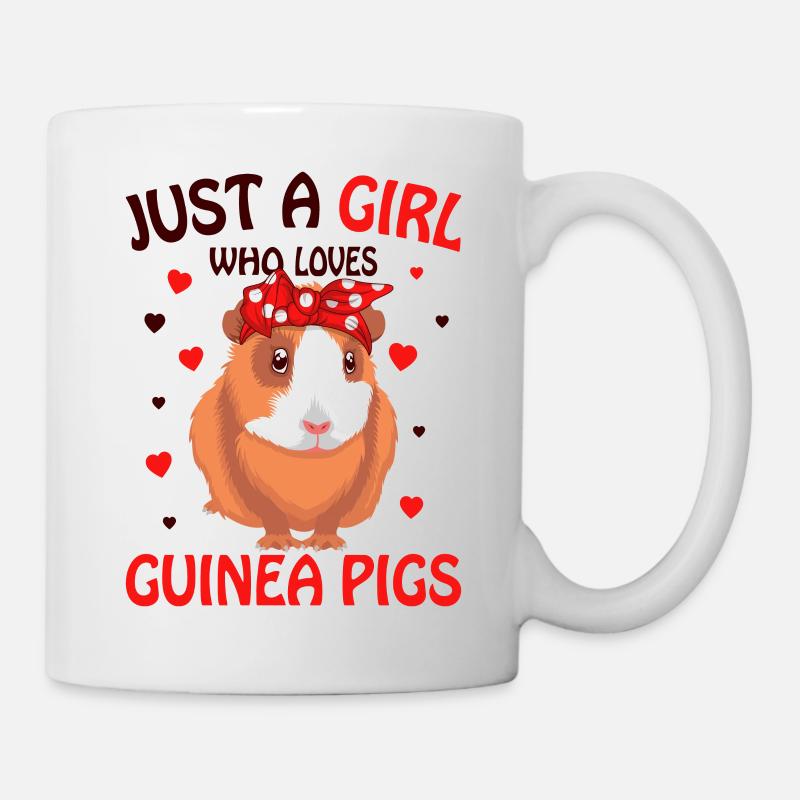 Meerschweinchen - Tasse - Weiß