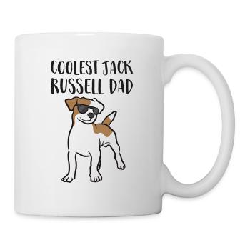 Coolster Jack Russel Papa Jack Russell Hund - Tasse - Weiß - Rechts