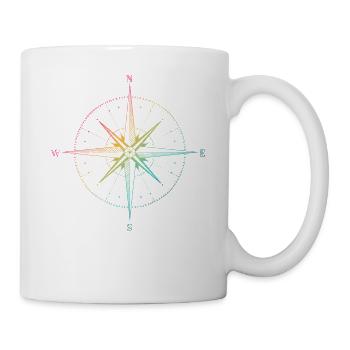 Compas, Kompass, En Plein Air, Nature, Faune - Mug blanc - blanc - Droite