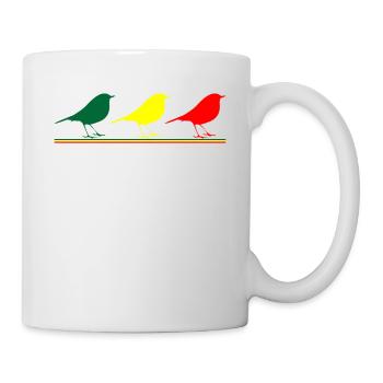 Three Little Birds | Reggae music 420 Rastafarian - Mug - white - Right