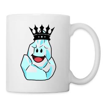 König Winter Krone Fantasy Märchen Fabel Frost - Tasse - Weiß - Rechts