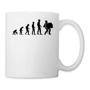 Accordéon accordéoniste cadeau d'accordéon - Mug blanc - blanc - Droite
