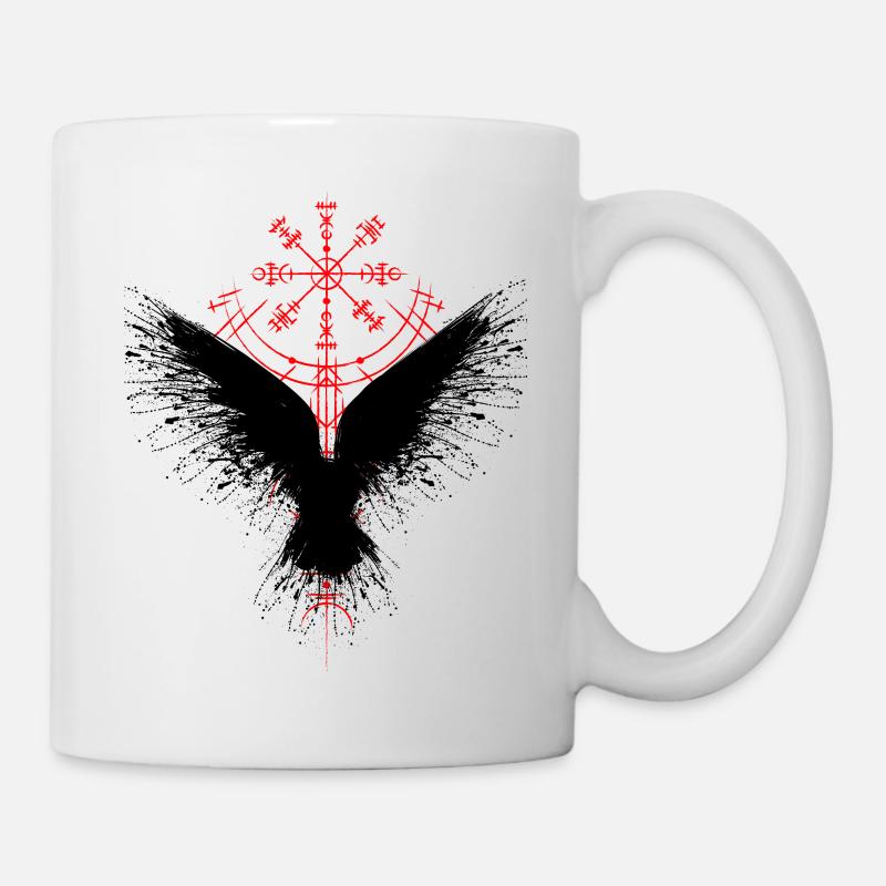 Odins Rabe - Tasse - Weiß