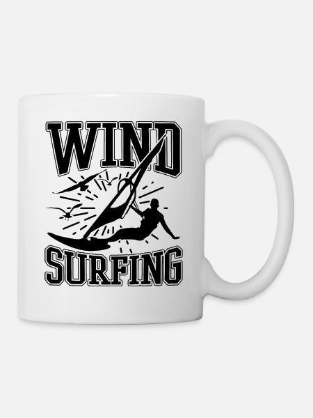 Windsurfing windsurfers - Mug - white