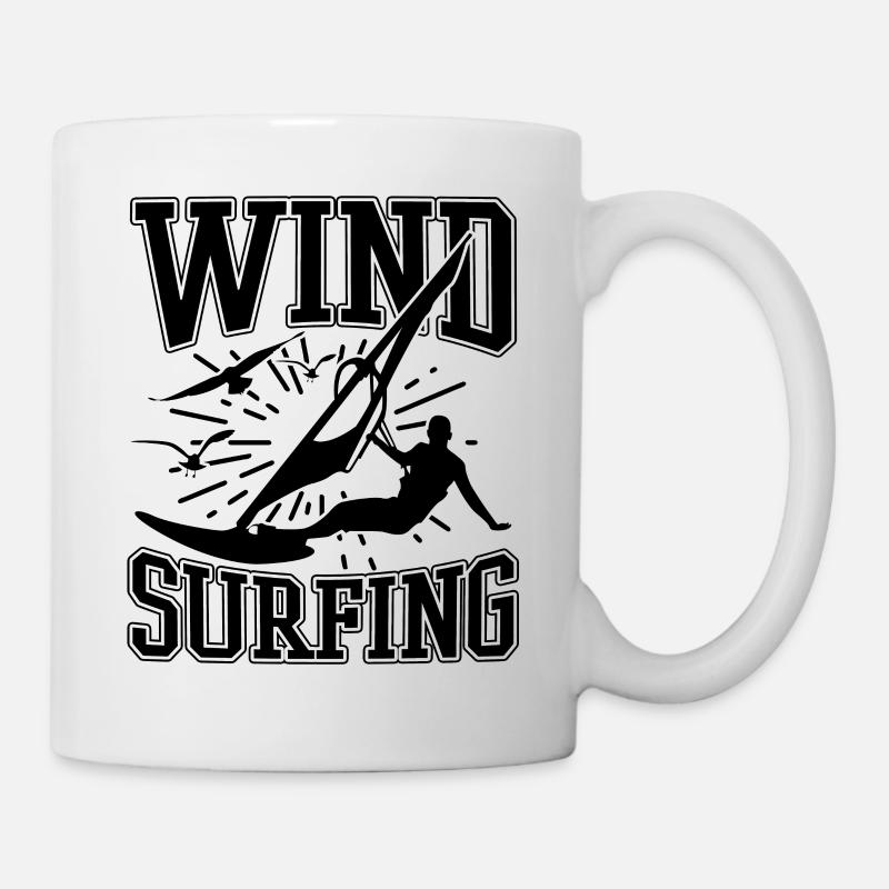 Windsurfing windsurfers - Mug - white