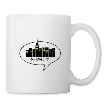comic gotham city - Tasse - Weiß - Rechts