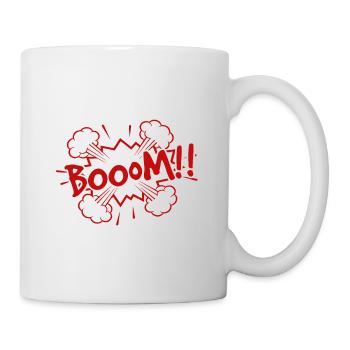 comic Boom - Tasse - Weiß - Rechts