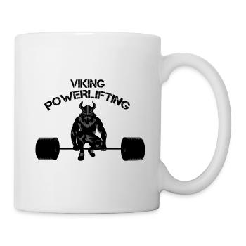 Viking powerlifting fitness musculation - Mug blanc - blanc - Droite