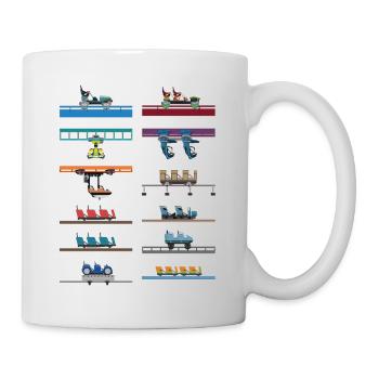 Kings Island Coaster Car Design - Mug - white - Right