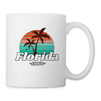 Palmiers Floride 1984 - Mug blanc - blanc - Droite