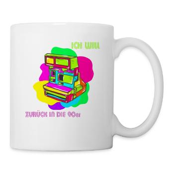 90er jahre - Tasse - Weiß - Rechts