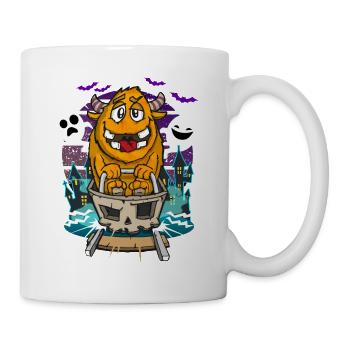Montagnes russes Fantômes Monster Freizeitpar - Mug blanc - blanc - Droite