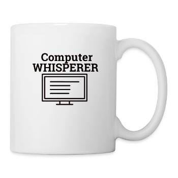 "Computer Whisperer" | Informatik - Tasse - Weiß - Rechts