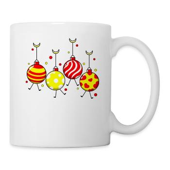 Pull de Noël laid allume Noël - Mug blanc - blanc - Droite