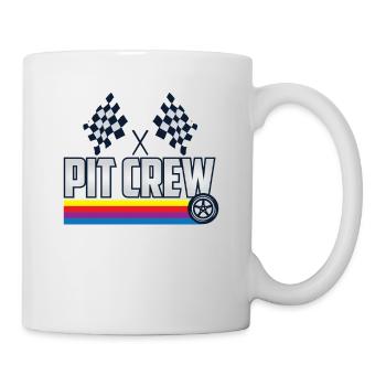 Pit Crew Racing Car Driver Gift Idea Pit Crew - Tasse - Weiß - Rechts