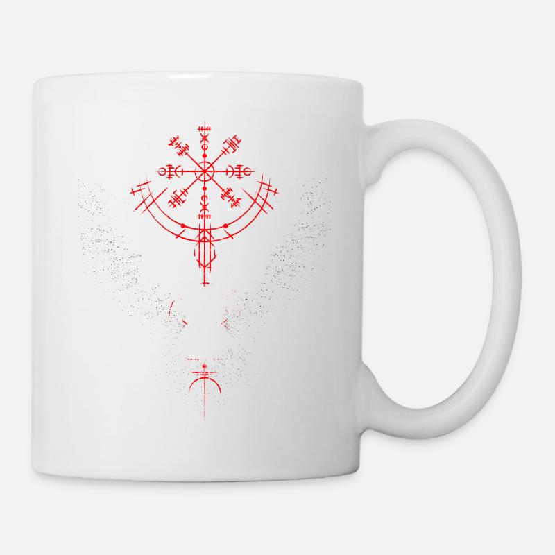 Odins Rabe - Tasse - Weiß