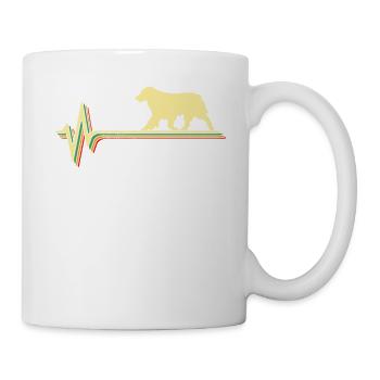 Retro Australian Shepherd Shirt - Vintage Style - - Mug - white - Right