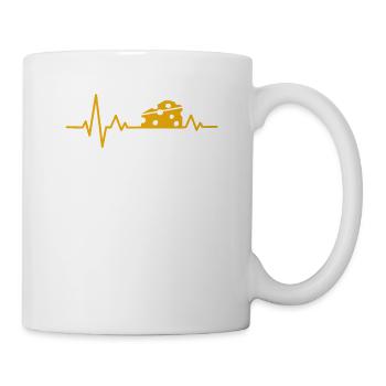 Heartbeat Cheese - cheese heartbeat - Mug - white - Right