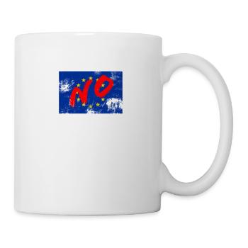 UE Non - Union européenne - Sortie - Mug blanc - blanc - Droite