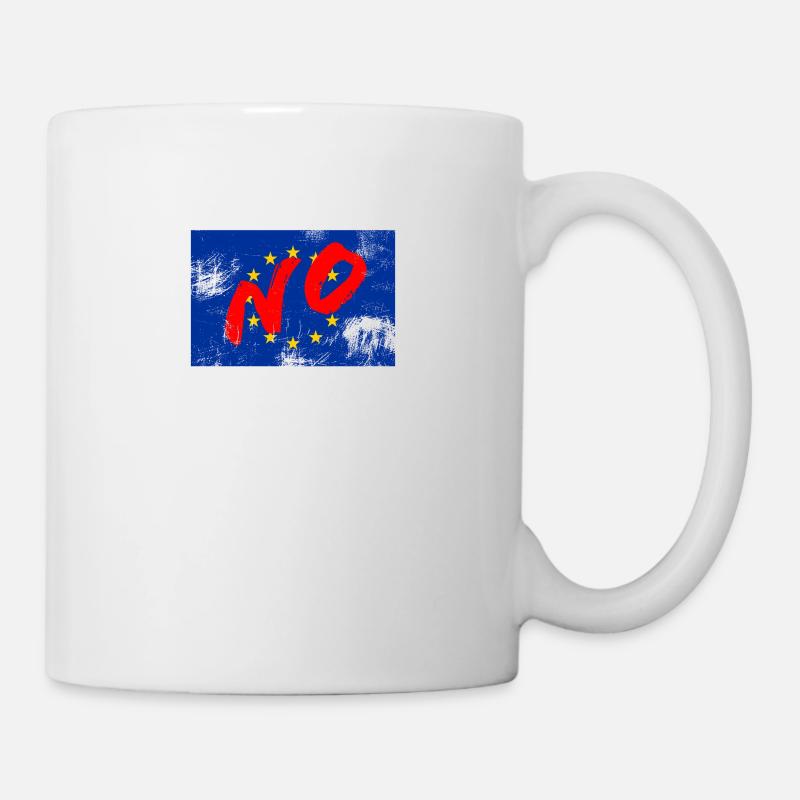 EU-Nr. - Europäische Union - Austritt - Tasse - Weiß