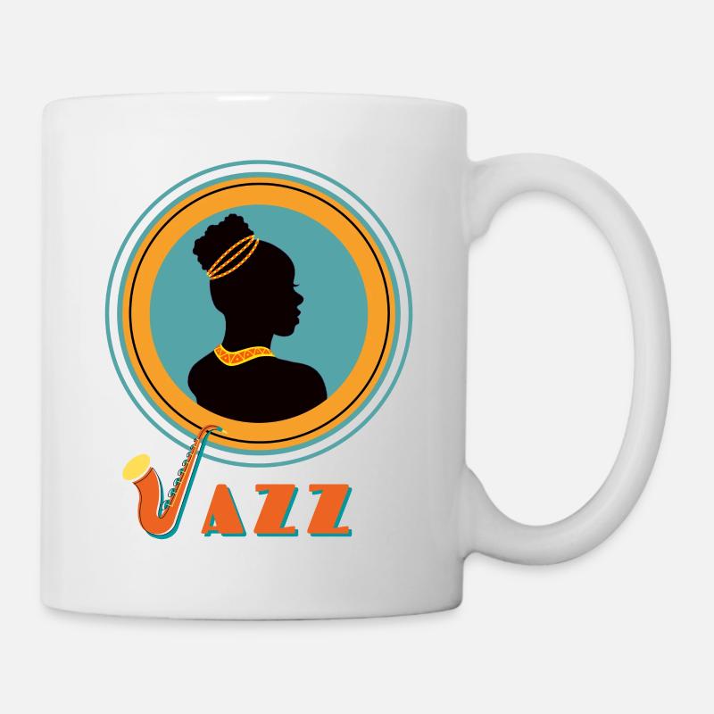 Jazz music, jazz music - Mug - white