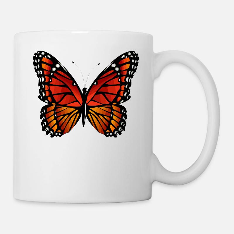 Schmetterling Butterfly - Tasse - Weiß