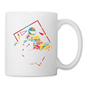 Go Kart Racer Build For Speed King Of Racetrack - Mug - white - Right