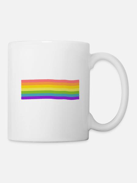 Rainbow - Tasse - Weiß