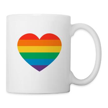 arc en ciel - Mug blanc - blanc - Droite