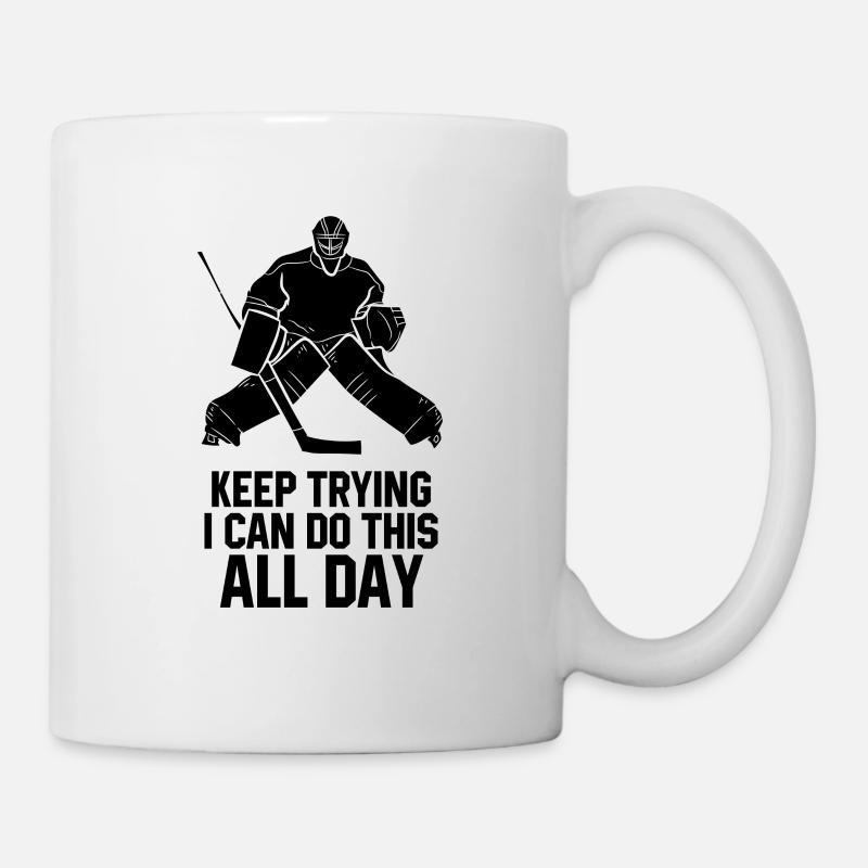 Keep Trying I Can Do This All Day Jesus Saves - Mug - white