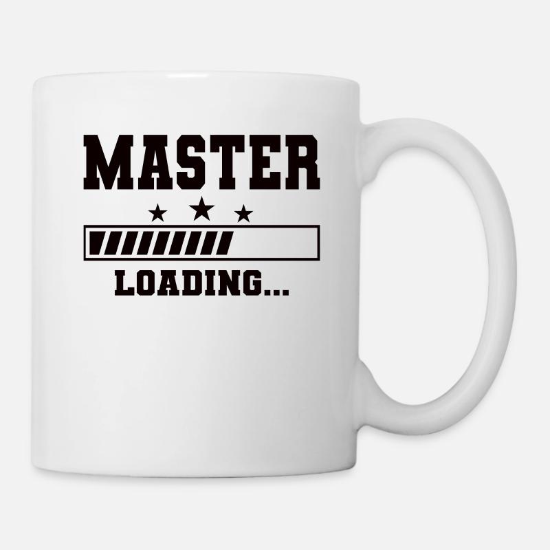 Master Uni Student Studentin Abschluss Geschenk - Tasse - Weiß