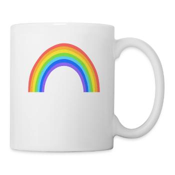 arc en ciel - Mug blanc - blanc - Droite