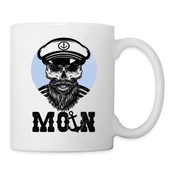 Moin Norddeutsch - Tasse - Weiß - Rechts