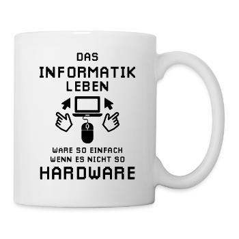 Das Informatik Leben - Tasse - Weiß - Rechts