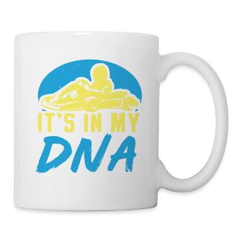 Go-Kart C'est dans mon ADN Kart Love Gift - Mug blanc - blanc - Droite