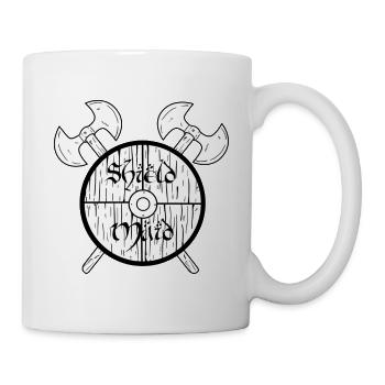 Shield Maid Norse Mythology Viking - Tasse - Weiß - Rechts