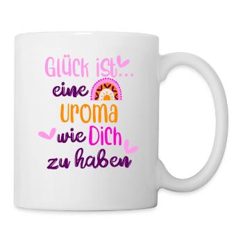 Uroma Urgroßmutter Tasse Geschenkidee - Tasse - Weiß - Rechts