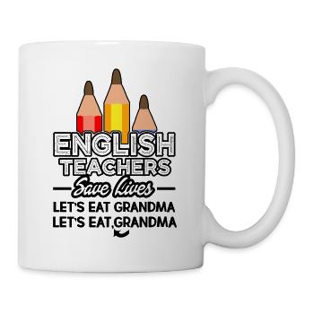 English Teachers Save Lives - Mug - white - Right