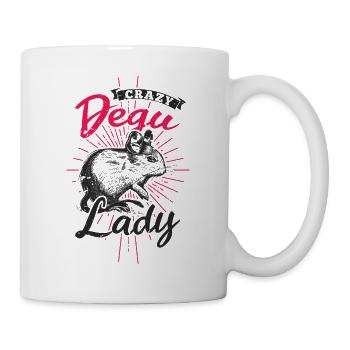Best Degu Mom Ever Chilean Rodent Gift - Mug - white - Right