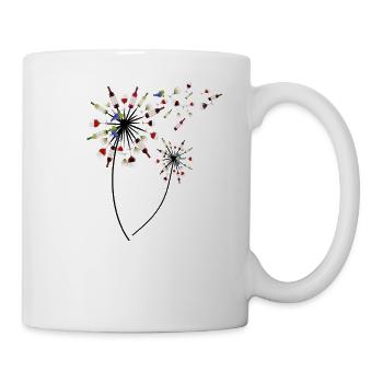 Vin Pusteblume Pissenlit Amoureux du vin - Mug blanc - blanc - Droite