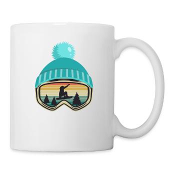 Snowboard snowboarding snowboarder gift - Mug - white - Right