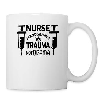 Cadeau infirmier infirmière - Mug blanc - blanc - Droite