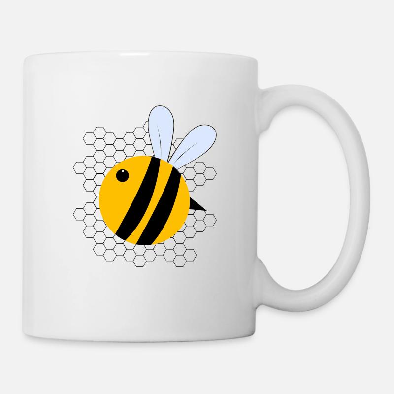 abeille - Mug blanc - blanc