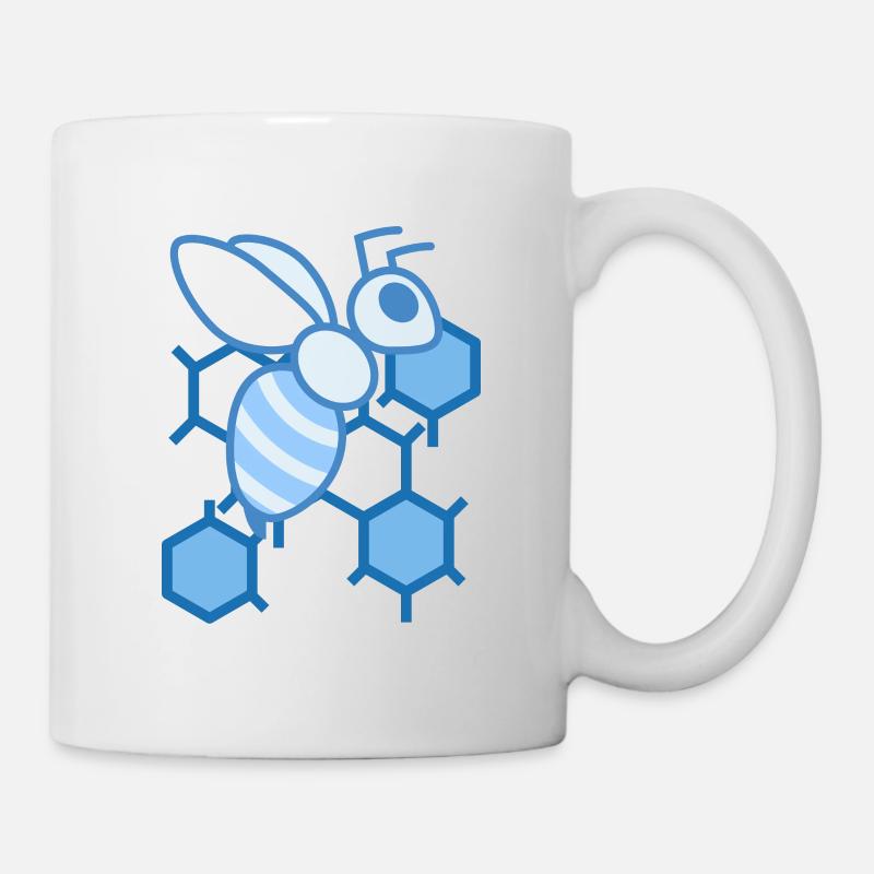 Biene - Tasse - Weiß