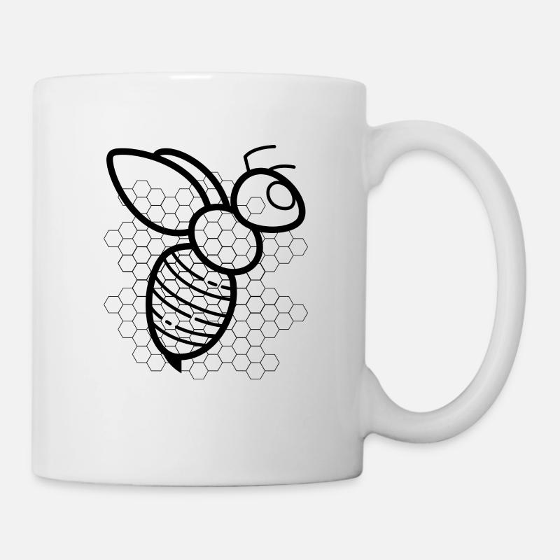 abeille - Mug blanc - blanc