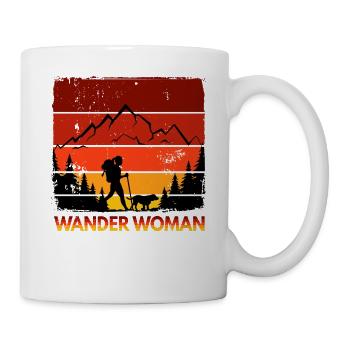 Femmes Randonnée Femme Montagne Fille Montagne Fille Montagne - Mug blanc - blanc - Droite