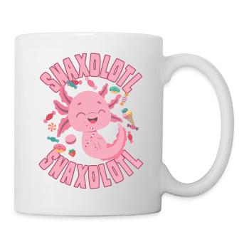 Salamandre mexicaine douce amant axolotl - Mug blanc - blanc - Droite