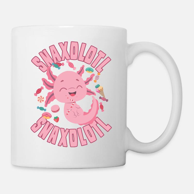 Sweet axolotl lover Mexican salamander - Mug - white