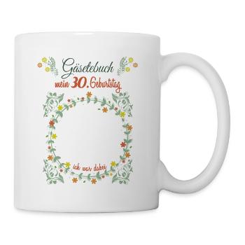 Netter Gästeliste Spruch für Partygäste Geschenk - Tasse - Weiß - Rechts