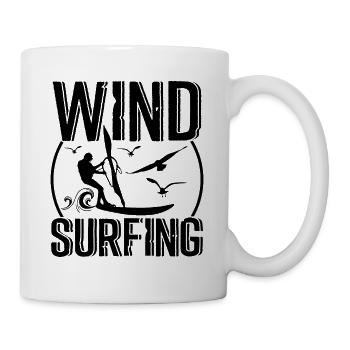 Windsurfing - Tasse - Weiß - Rechts